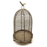 Charming Old Dome Shaped Wirework Birdcage