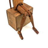 Sweet Old Jig Figure in Hat with Very Short Arms and Very Long Legs