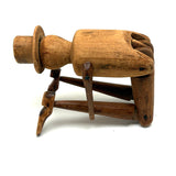 Sweet Old Jig Figure in Hat with Very Short Arms and Very Long Legs