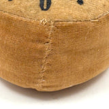4:48, Unusual, Excellent, Rather Mysterious Old Painted Velvet Clock Pin Cushion