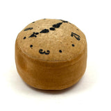4:48, Unusual, Excellent, Rather Mysterious Old Painted Velvet Clock Pin Cushion