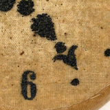 4:48, Unusual, Excellent, Rather Mysterious Old Painted Velvet Clock Pin Cushion