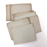 Group of 12 Antique Miniature Photos of Two Young Women in Garden