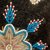 Beautiful Condition Large Antique Seneca Beaded Star Pin Cushion