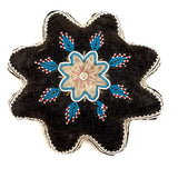 Beautiful Condition Large Antique Seneca Beaded Star Pin Cushion