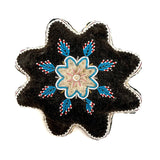 Beautiful Condition Large Antique Seneca Beaded Star Pin Cushion