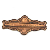 1893 Whitehead and Hoag Fraternal Shaking Hands Pin Back Badge