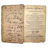 Steal Not This Book My Little Friend, 1808 Scholar's Arithmetic with Ink Drawn Ladies and More
