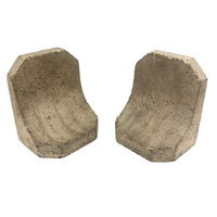 Excellent Brutalist Concrete Bookends