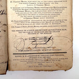 Steal Not This Book My Little Friend, 1808 Scholar's Arithmetic with Ink Drawn Ladies and More