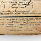 Steal Not This Book My Little Friend, 1808 Scholar's Arithmetic with Ink Drawn Ladies and More