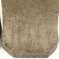 Excellent Brutalist Concrete Bookends