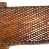 SOLD Gorgeous c. 1870s Very Finely Carved Slide Lid, Three Compartment Box of One Piece of Wood, British
