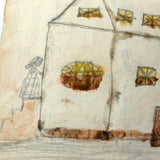 Walter Easton's Most Wonderful Mid 19th Century Handmade Booklet of Naive Graphite and Watercolor Drawings