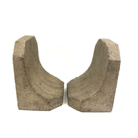 Excellent Brutalist Concrete Bookends