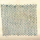 Very Fine Antique Dutch Silk on Linen Darning Sampler with Golden Threads, 1816, Professionally Framed as Found