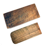 SOLD Gorgeous c. 1870s Very Finely Carved Slide Lid, Three Compartment Box of One Piece of Wood, British