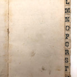 Lovely Early 19th C. Ledger Index with Hand-marbled Cover