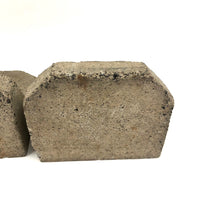 Excellent Brutalist Concrete Bookends