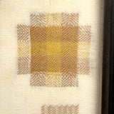 Very Fine Antique Dutch Silk on Linen Darning Sampler with Golden Threads, 1816, Professionally Framed as Found