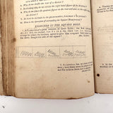 Steal Not This Book My Little Friend, 1808 Scholar's Arithmetic with Ink Drawn Ladies and More