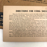 Snellen Vision Testing Cards Set for Railway, Marine and School Exams, Early 20th C.