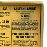 Candy Colored Vintage Salesman Sample Pill Capsules Encased Under Film, S.E. Messengill Co.