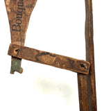 Sweet and Colorful Antique Cigar Box Wood Jointed Acrobat on Long Post