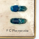 Candy Colored Vintage Salesman Sample Pill Capsules Encased Under Film, S.E. Messengill Co.