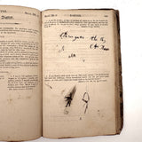 Steal Not This Book My Little Friend, 1808 Scholar's Arithmetic with Ink Drawn Ladies and More