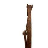 Sweet and Colorful Antique Cigar Box Wood Jointed Acrobat on Long Post