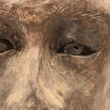 Expressive Hand-sculpted Clay Bust of a Sensitive Looking Boy