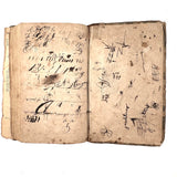 Steal Not This Book My Little Friend, 1808 Scholar's Arithmetic with Ink Drawn Ladies and More
