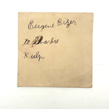Four Hearts from Eugene to Charlie, Antique PA Folded Paper Love Token