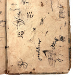 Steal Not This Book My Little Friend, 1808 Scholar's Arithmetic with Ink Drawn Ladies and More