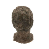Expressive Hand-sculpted Clay Bust of a Sensitive Looking Boy