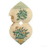 Imperfect but Perfect Antique Heart Shaped Valentine with Flowers Everywhere