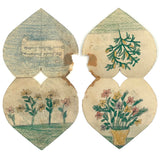 Imperfect but Perfect Antique Heart Shaped Valentine with Flowers Everywhere