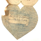 Imperfect but Perfect Antique Heart Shaped Valentine with Flowers Everywhere