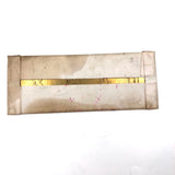 Paper Thin Beautiful Antique Brass Architect's Alphabet Stencil Set (Set A)