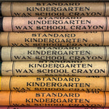 Perfect c. 1910 Standard Crayon Mfg. Co Set of "Kindergarten" Crayons, Danvers MA