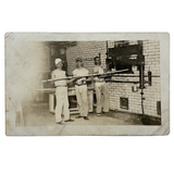 Into the Oven, Beautiful Antique Occupational Real Photo Postcard