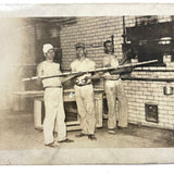 Into the Oven, Beautiful Antique Occupational Real Photo Postcard