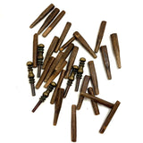 Antique Folk Art Fox and Geese Game Board with (Complete Set of) Hand-carved Pegs and Verse on Reverse