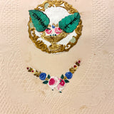 Constant, Be Mine, 19th C. Paper Lace and Die Cut Valentine with Hand-painting