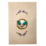 Constant, Be Mine, 19th C. Paper Lace and Die Cut Valentine with Hand-painting