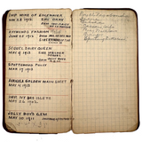 1910s Pocket Notebook with Portrait and Curious Mix!