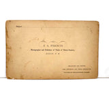 There and Back, Ethereal and Unusual Double Exposure (I believe) Cabinet Card of Canoers, JA French, Keene NH