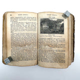 Olney's Modern Geography, 1835, With Excellent Endpaper Squirrel Drawing!