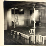 Empty Boxing Ring, Poignant Feeling Old WW1 Era French Photo